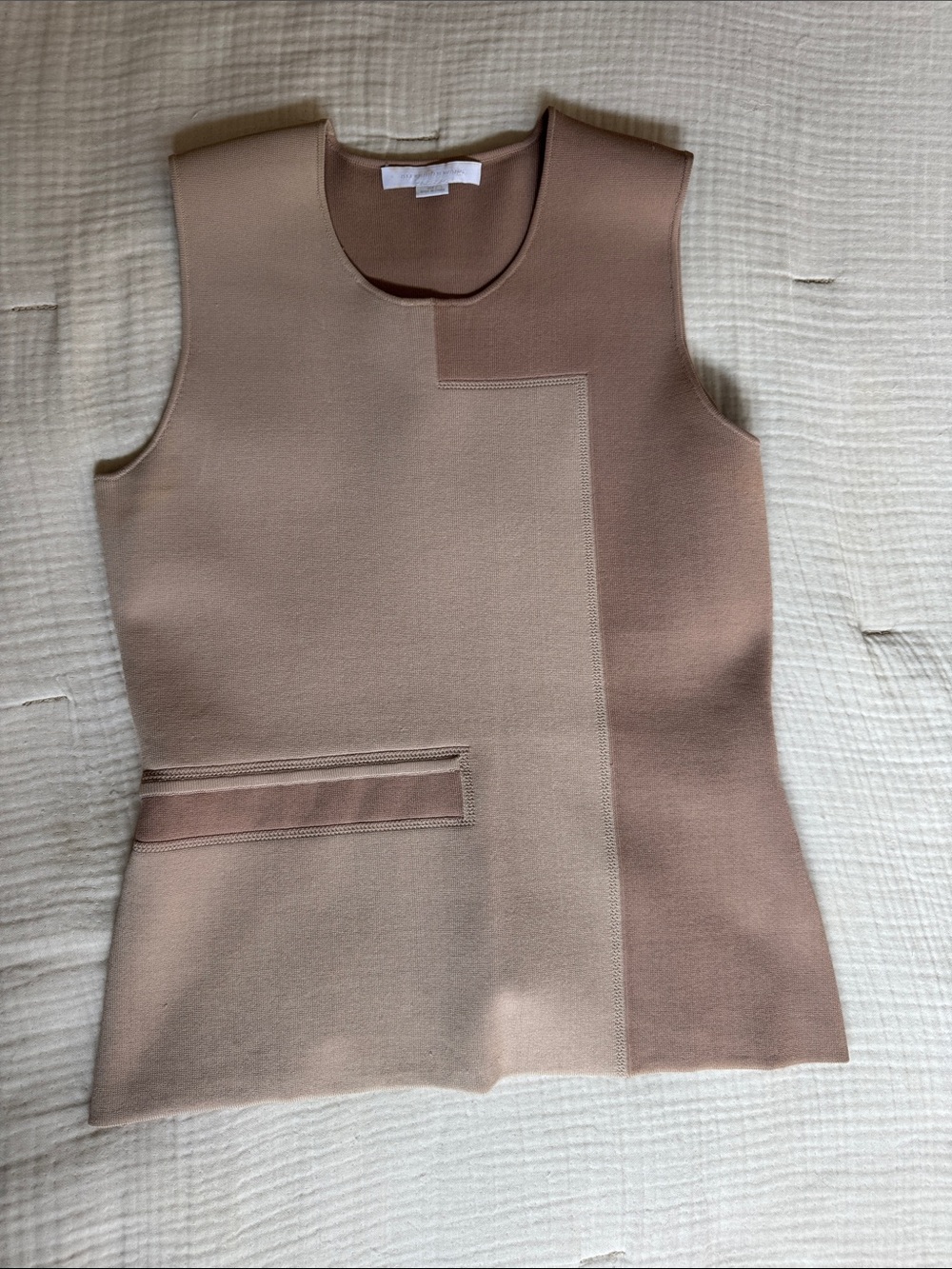 Alexander wang structured pink tank women’s large viscose